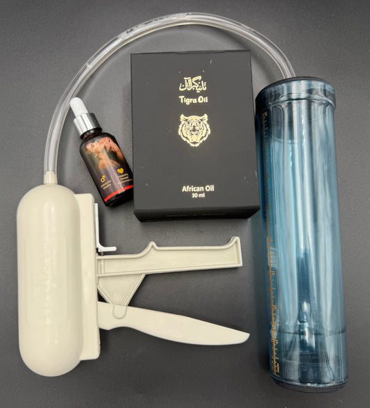 Tigra Performance Combo – African Oil + Male Enhancement Pump